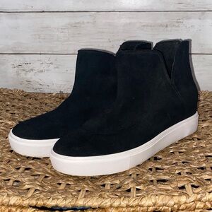 Steve Madden Women’s Black Suede High-Top‎ Sneakers